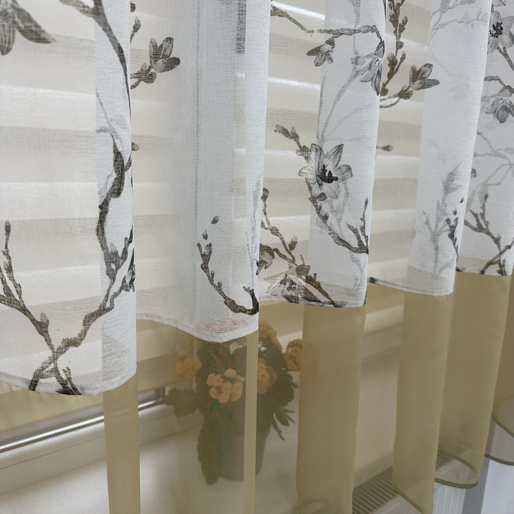 Занавеска на кухню TG Home №410 Бежевый (410-25) - фото 5