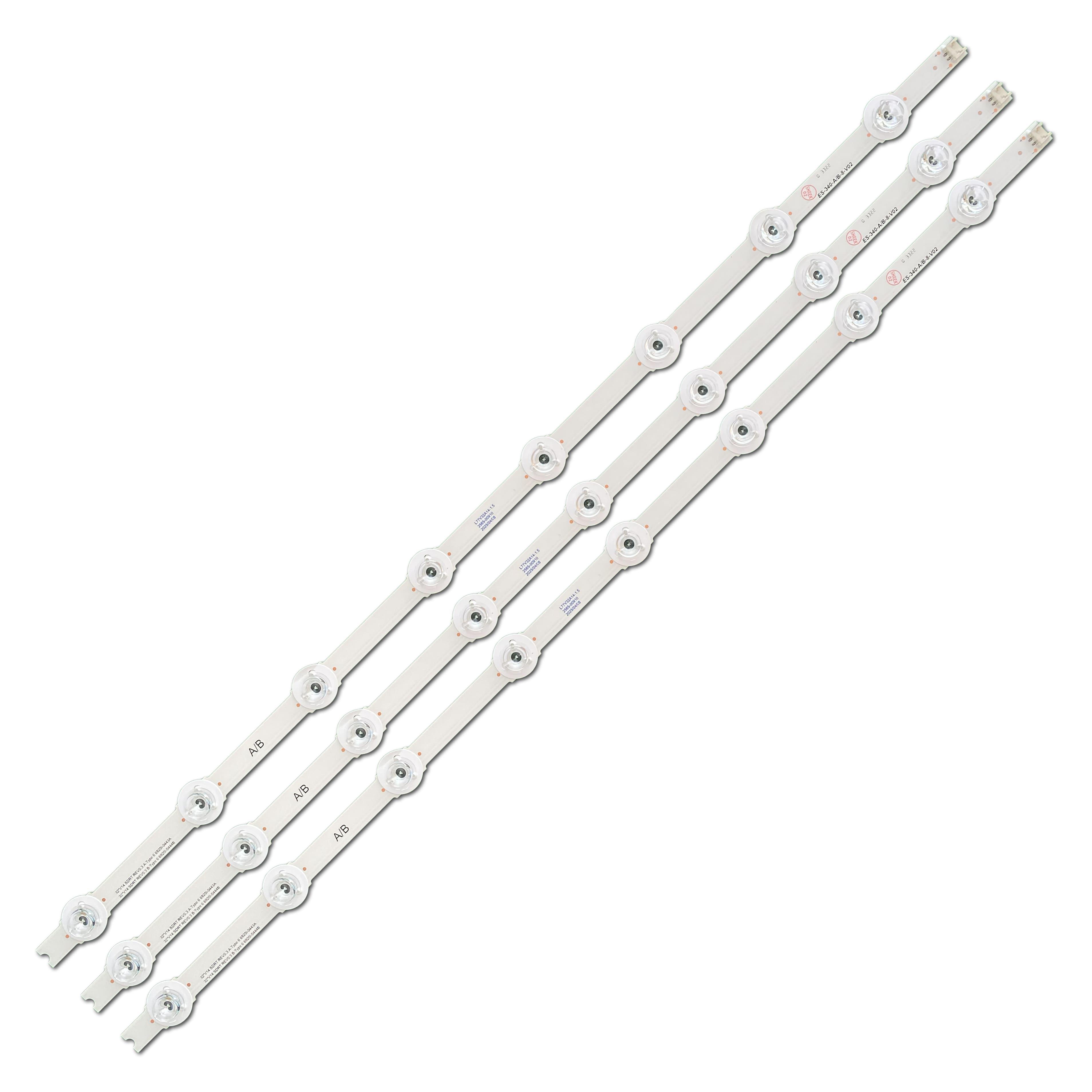 Комплект LED подсветки для TV V14 sDRT REV0.3 A/B-Type 6 6920L-0443A 6920L-0444A 6916L-1628A 32" 3 шт. (ART-15366)