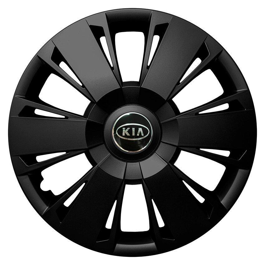 Комплект колпаков JAWOPLAST Omega R15 для KIA 4 шт. Black (28435184)