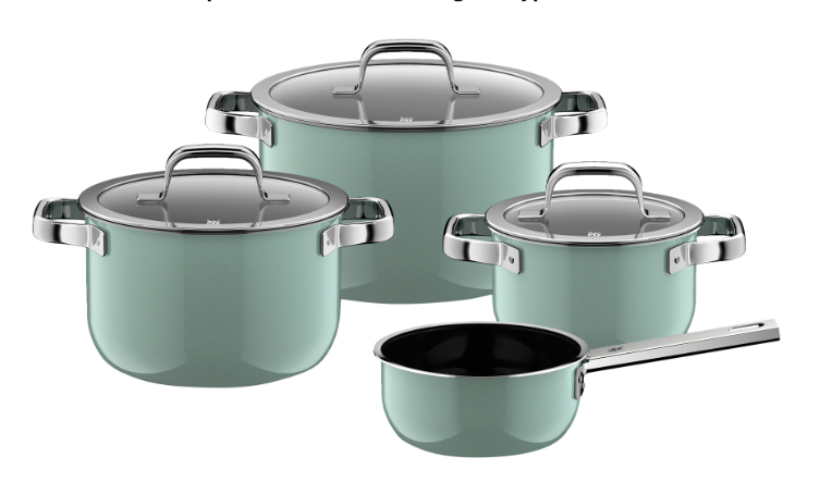 Набор кастрюль WMF Fusiontec Mineral Pro Eucalyptus Haze 4 предмета (3201114166)