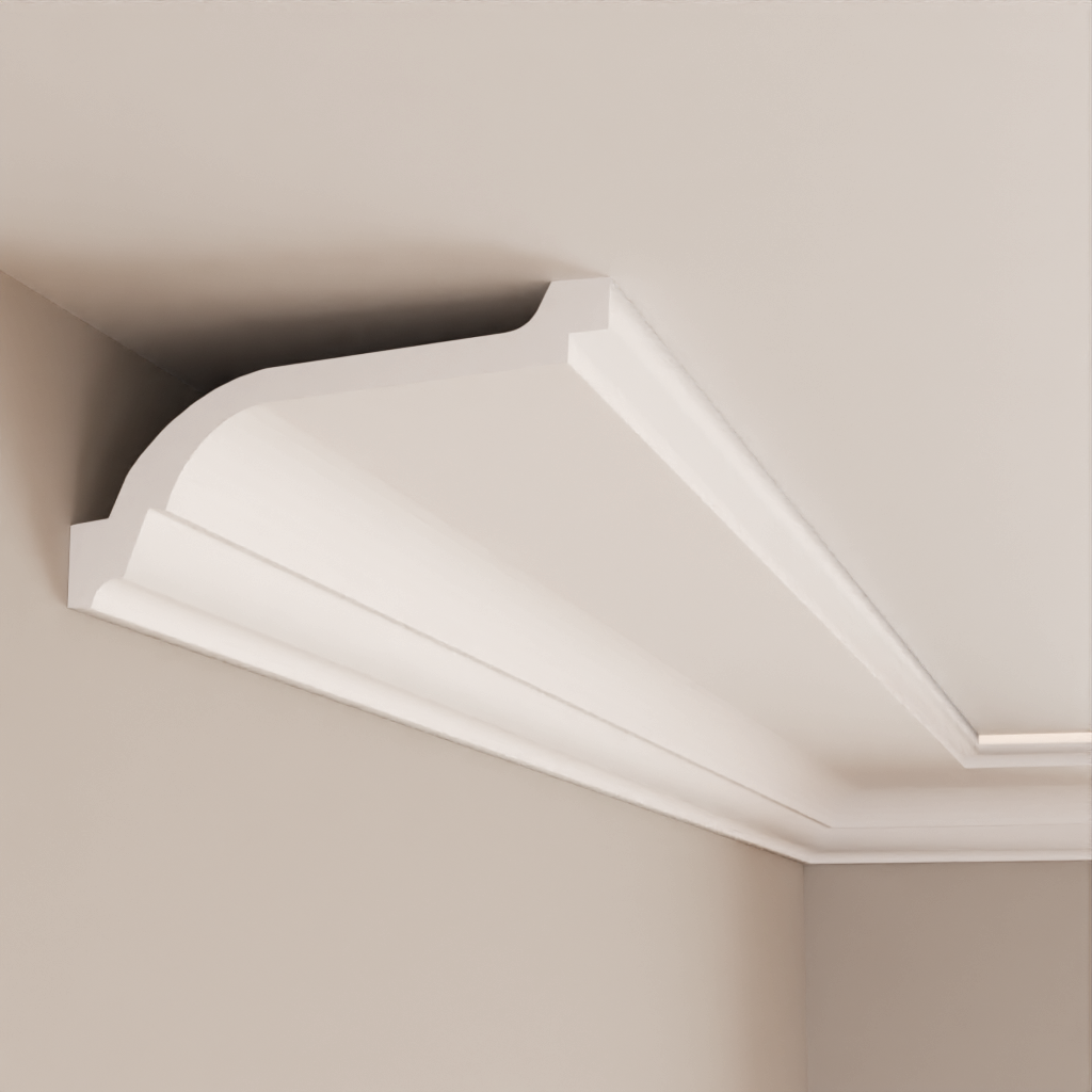 Карниз полиуретановый Gaudi Decor P 136 120x65x2000 мм (25409003)