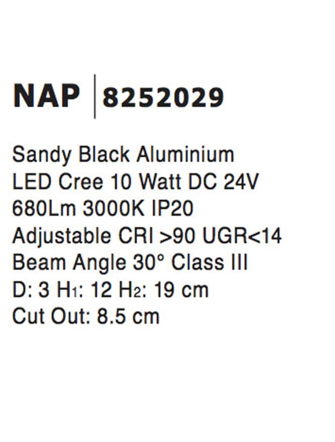 Светильник магнитный Nova Luce Nap (8252029) - фото 4