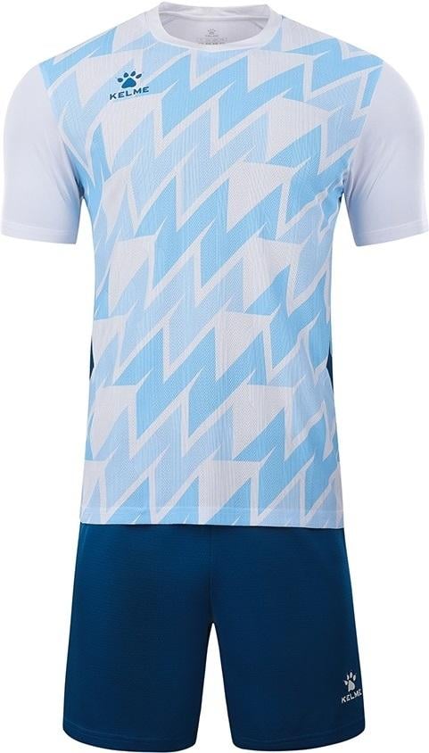 Комплект футбольной формы KELME OVIEDO S Бело-синий (8351ZB1084.9100)