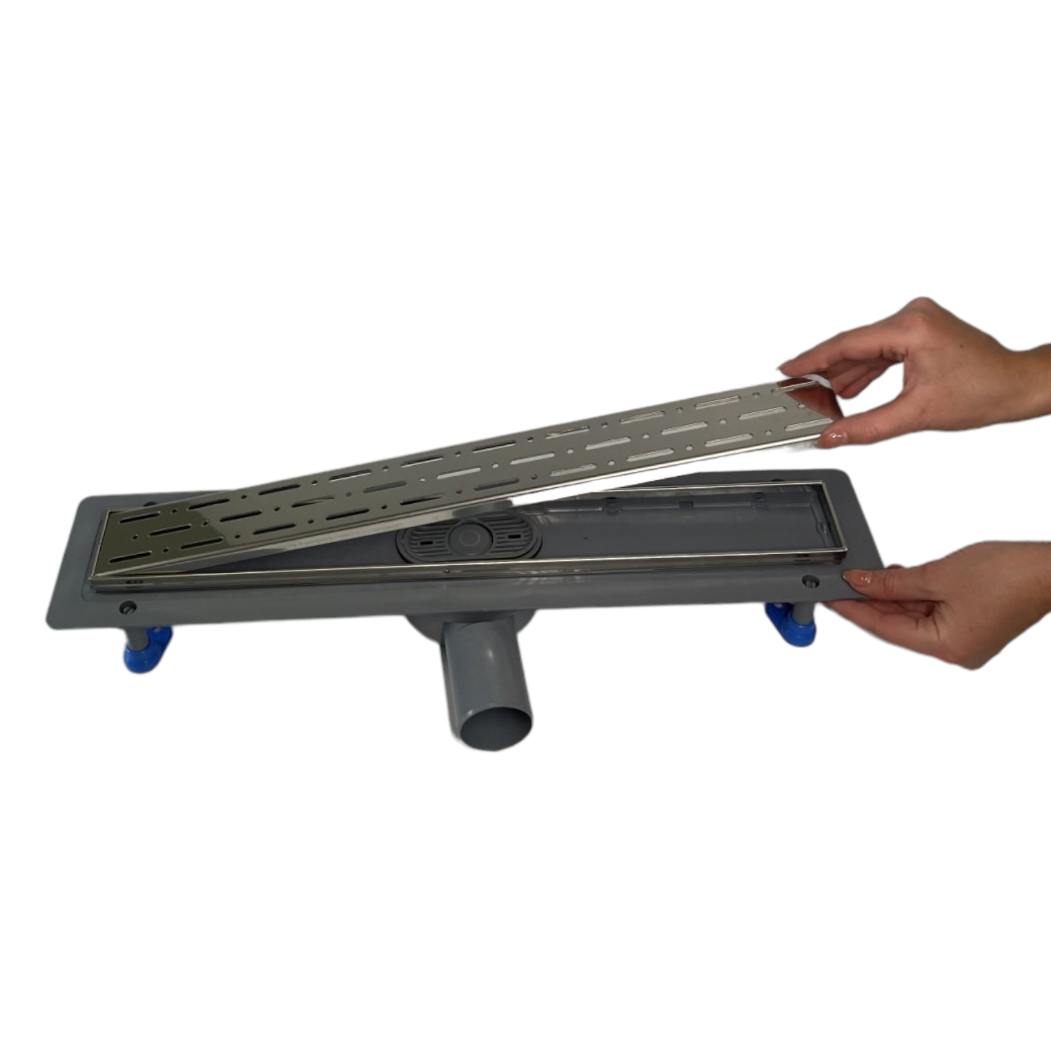 Трап зливний для душу з горизонтальним виходом та сухим затвором 33 см (4024.0Y050K.033.1) - фото 3