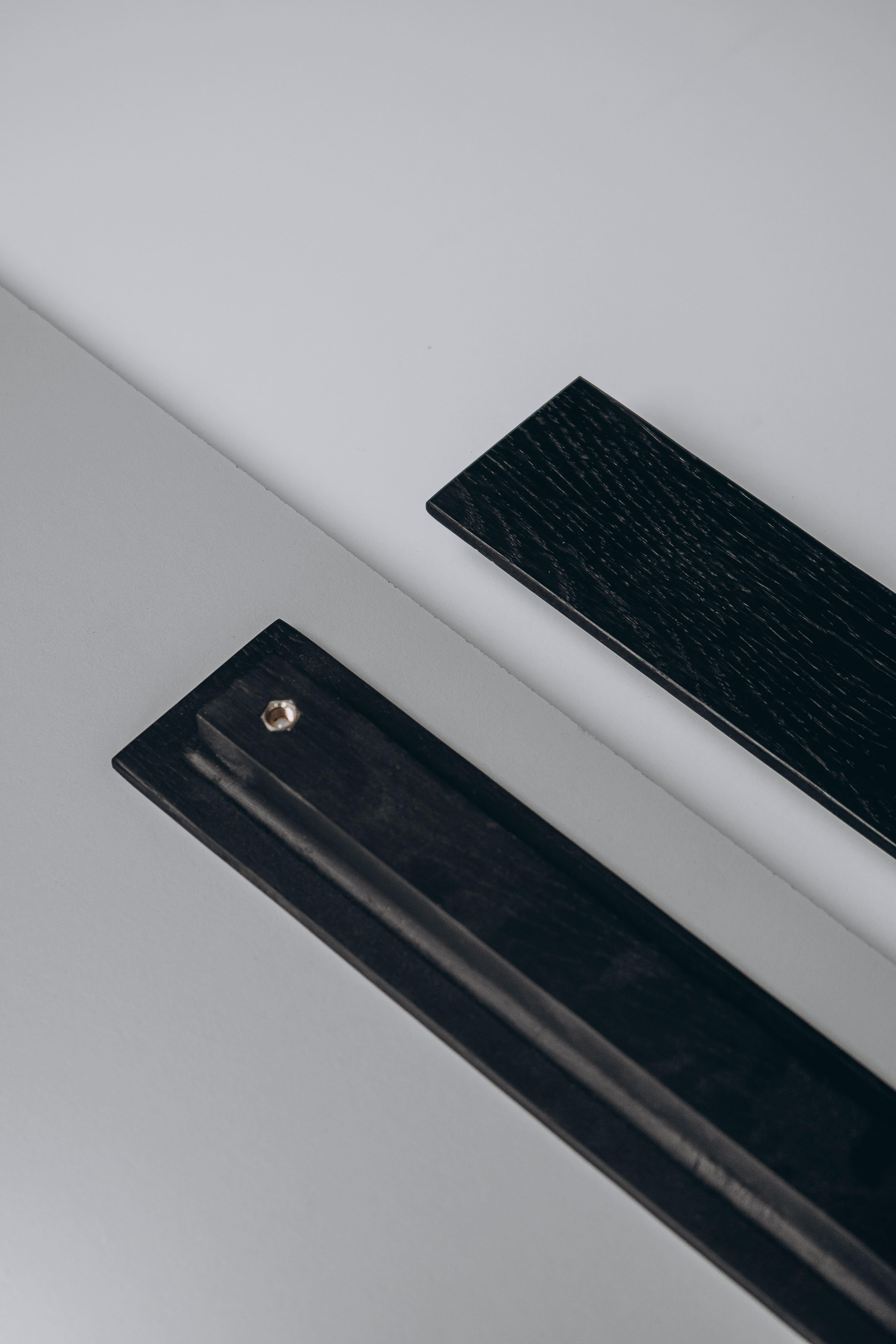 Меблева ручка з дерева 250x55 мм PLATO black - фото 5 Меблева ручка з дерева 250x55 мм PLATO black - фото 5