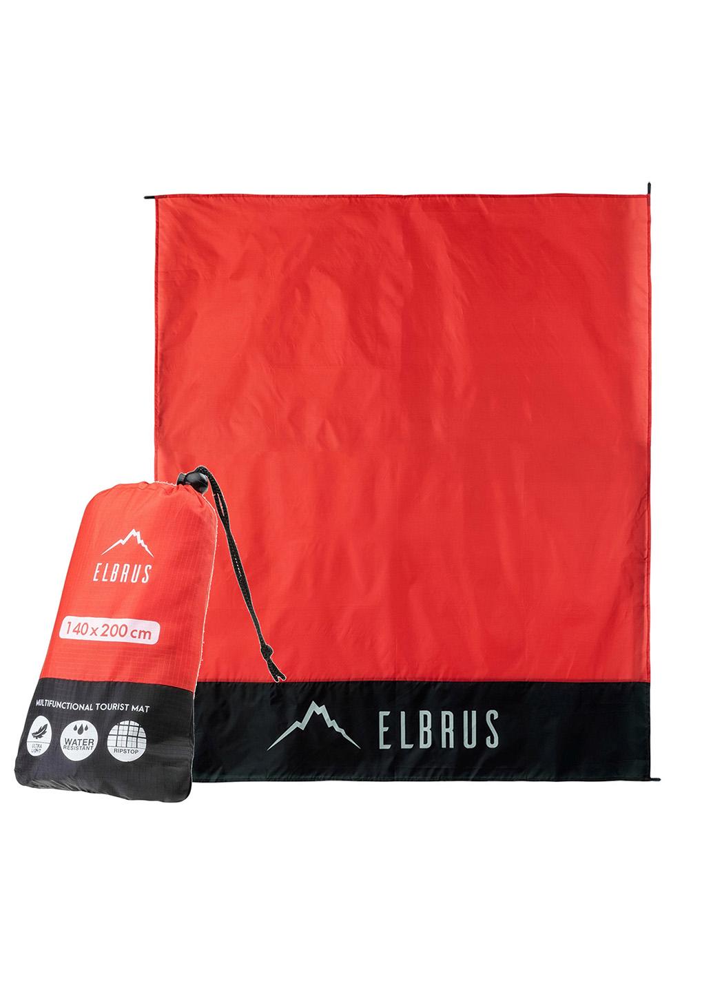 Коврик туристический Elbrus Alpido Ripstop 200x140 см Red/Black (EBS-ALPD-RD) - фото 2