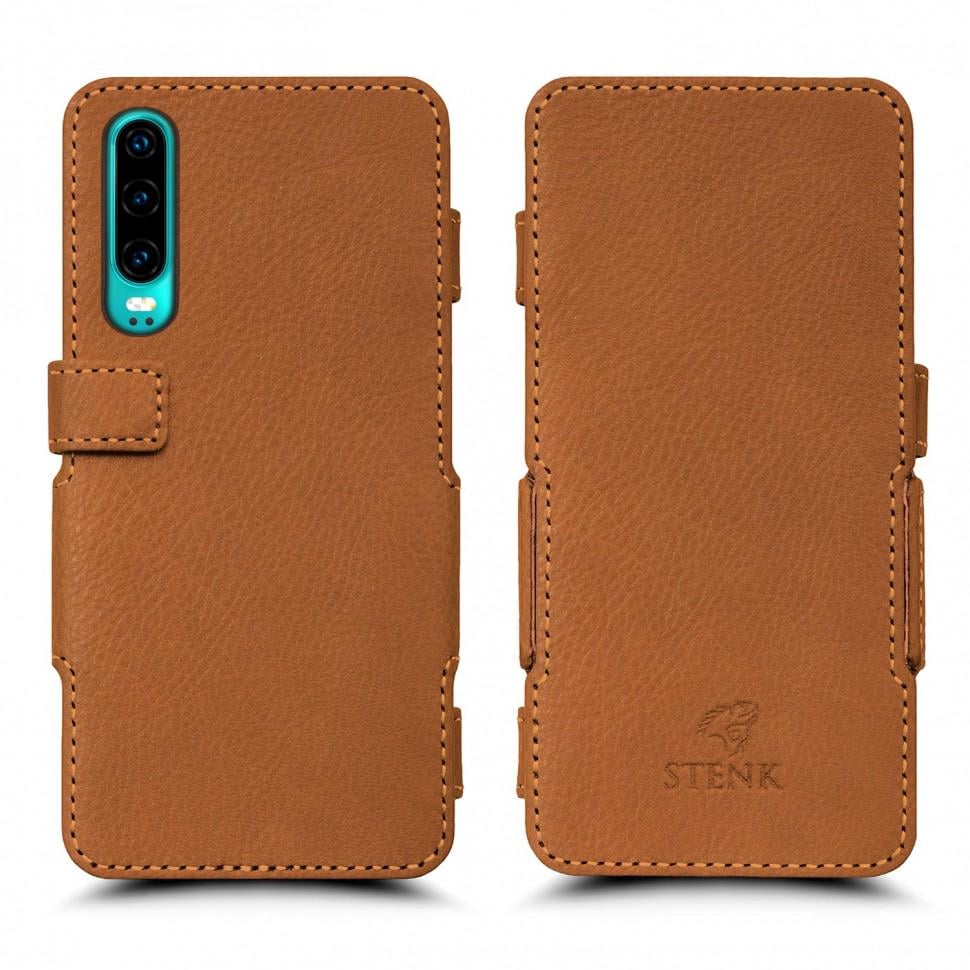 Чехол книжка Stenk Prime для Huawei P30 Camel (62619)