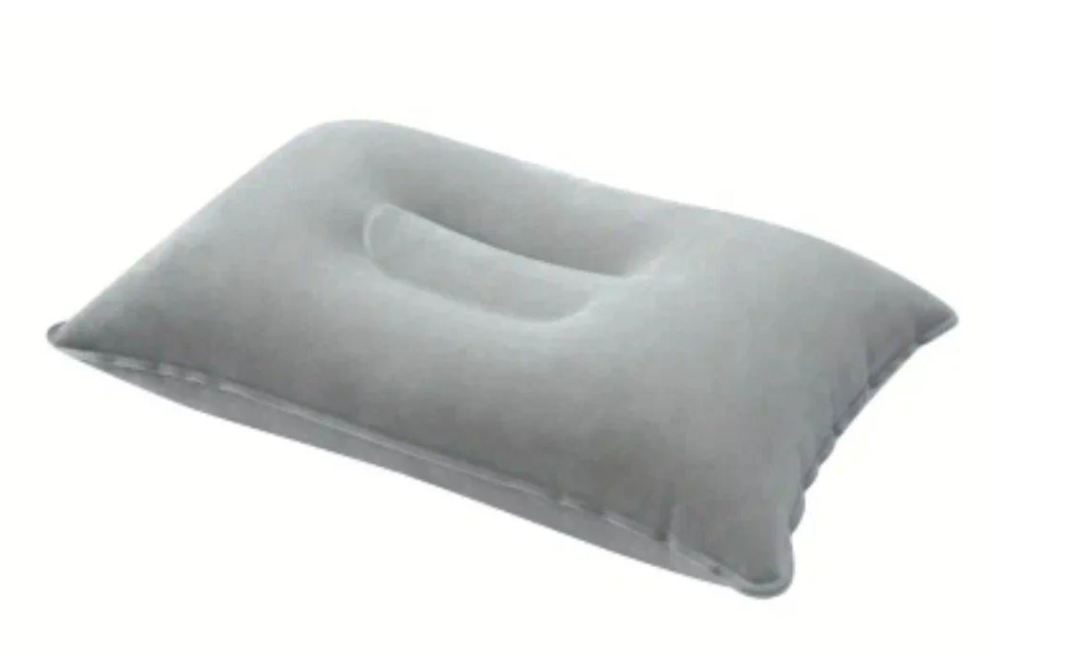 Надувная подушка для кемпинга и в дорогу Серый (1401/1) - фото 1 Надувная подушка для кемпинга и в дорогу Серый (1401/1) - фото 1