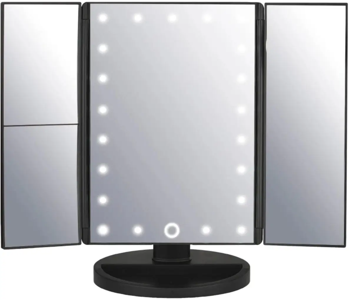 Зеркало косметическое Magnifying Mirror LED тройное (17888933) - фото 2