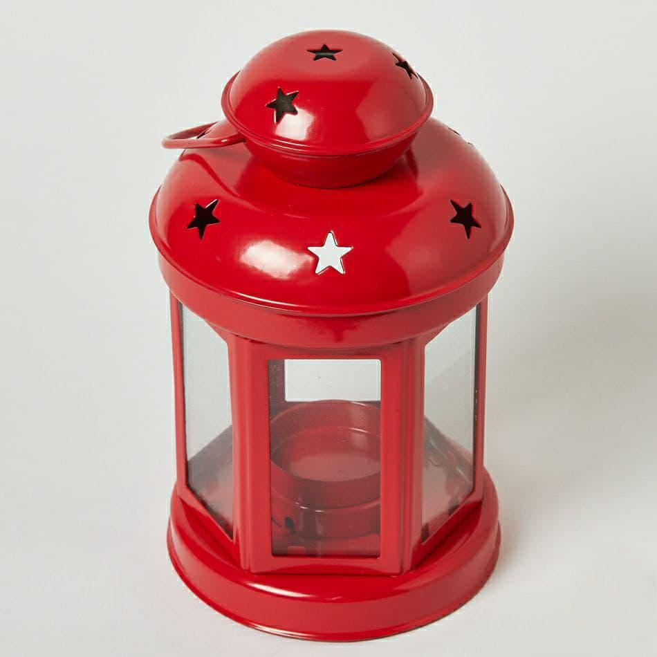 Фонарь металлический Decors Miracle D4-3 Красный (DR000945)