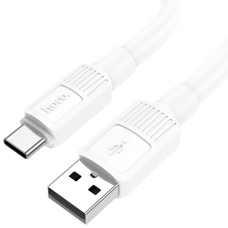 Кабель Hoco Type-C Solid X84 1 м White (9823139) - фото 2