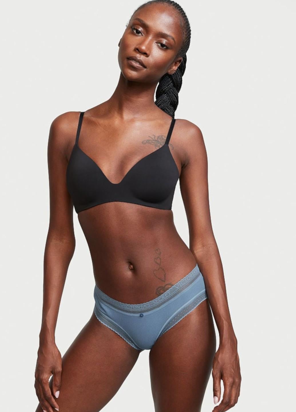 Женские трусы Victoria's Secret 356000120512QD2XL XL Голубой (59376653)