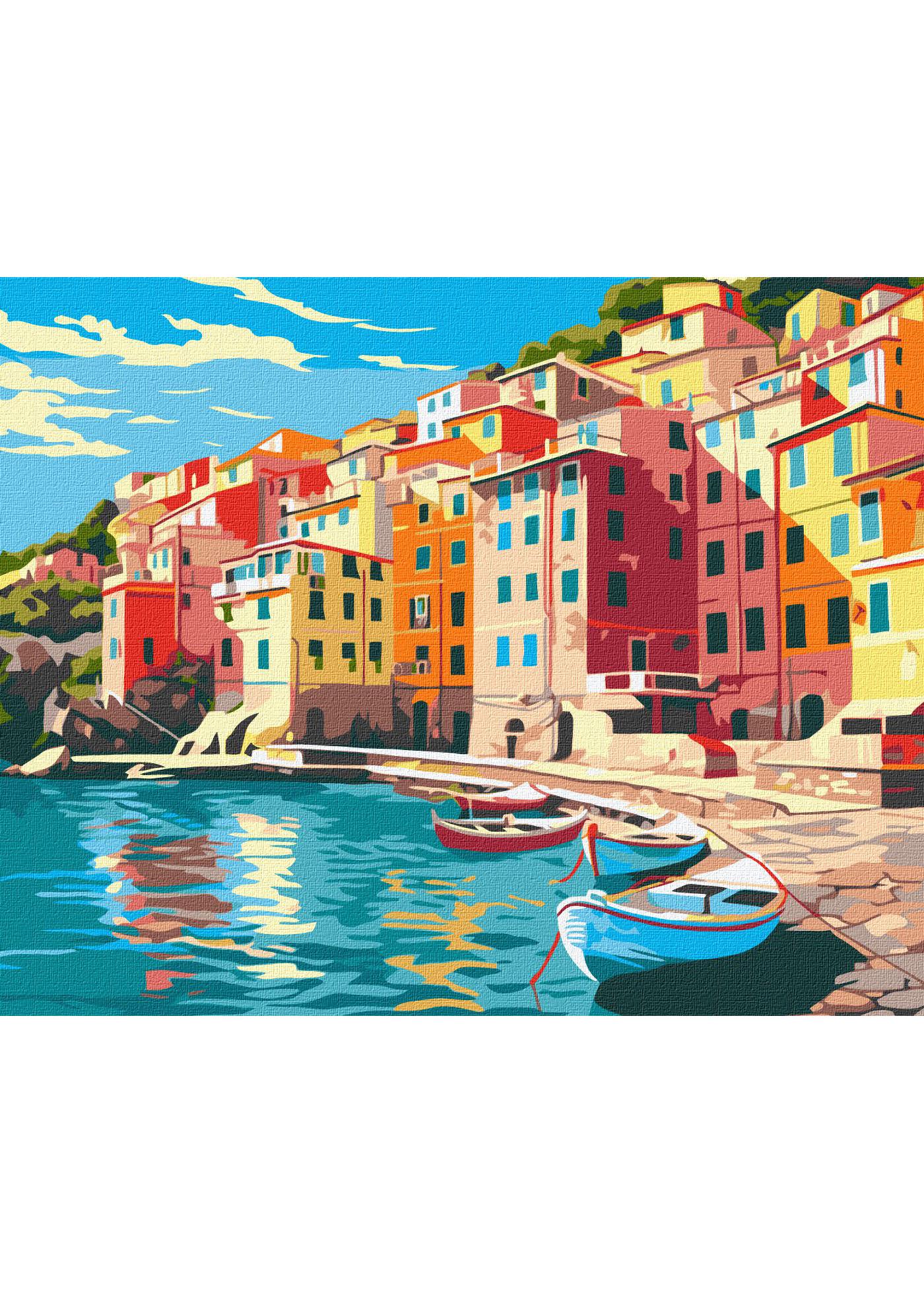 Картина по номерам Идейка Солнечный город 40х50 см (KHO2784)