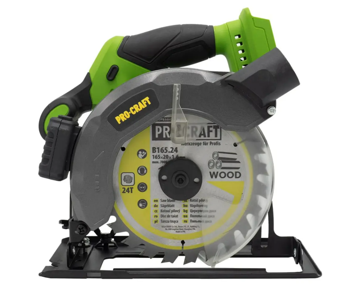 Дискова пила акумуляторна Procraft PCA28 без акумулятора та зарядного - фото 4 Дискова пила акумуляторна Procraft PCA28 без акумулятора та зарядного - фото 4