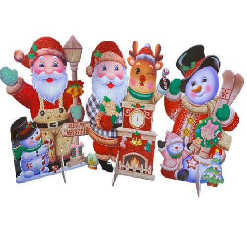 Новорічний декор Stenson New Year R90806 51x35 см