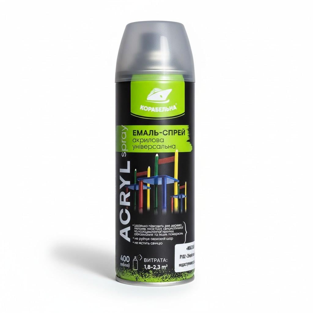 Аэрозольная краска Корабельная ACRYL SPRAY 400 мл Хаки матовый (RAL6003) Аэрозольная краска Корабельная ACRYL SPRAY 400 мл Хаки матовый (RAL6003)