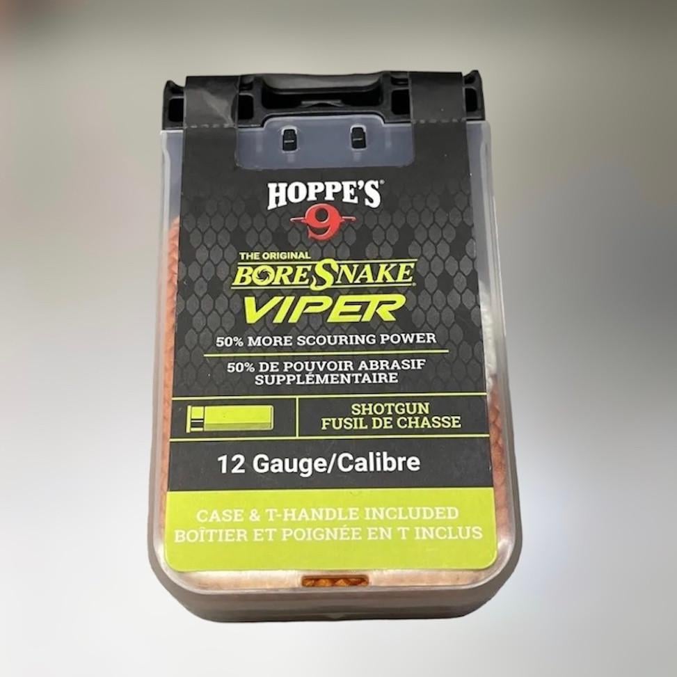 Протяжка Hoppe`s Boresnake Viper Shotgun 24035VD для 12 кал. с бронзовыми ершами и ручкой для протяжки (242711)