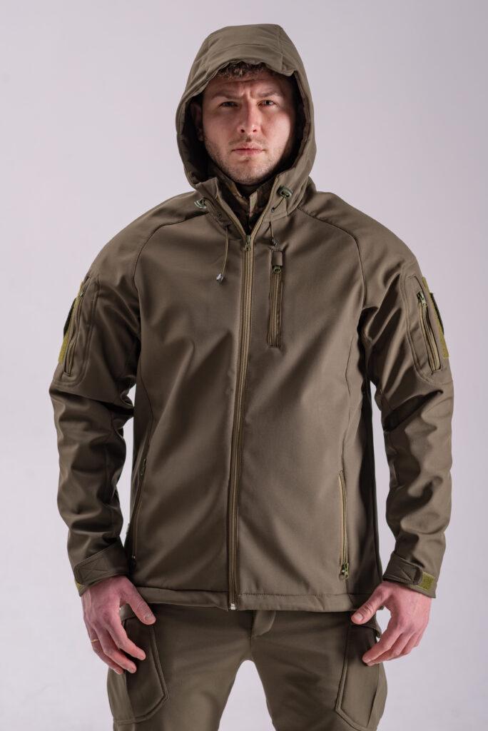 Куртка демісезонна SM Softshell XXL Оливковий (10058291)
