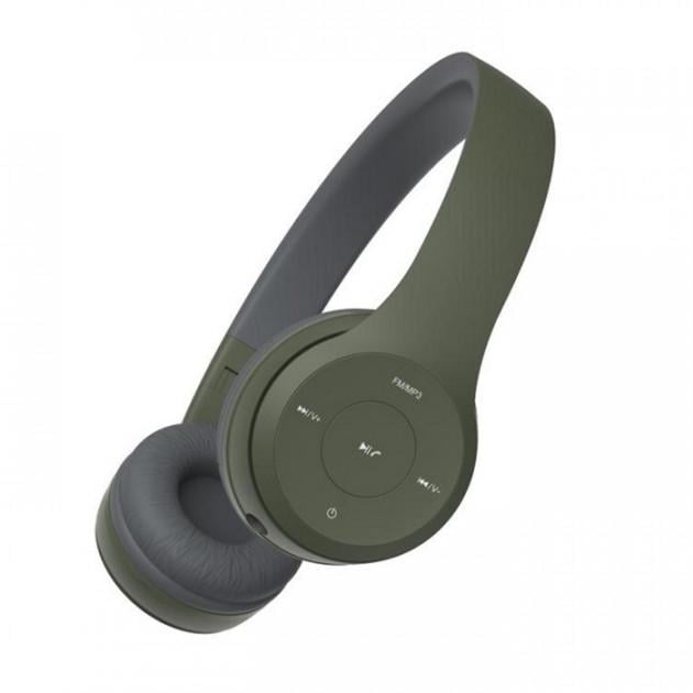 Беспроводные Bluetooth наушники HAVIT HV-H2575BT с MP3 плеером Зеленый