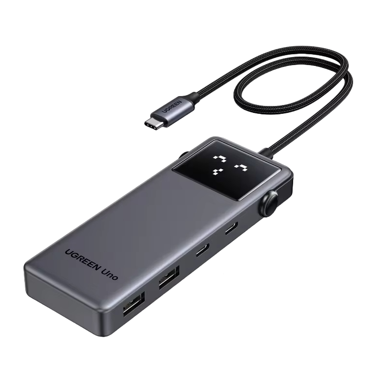 Концентратор UGREEN CM888 USB-C HUB для MacBook Pro Air Grey (35998)