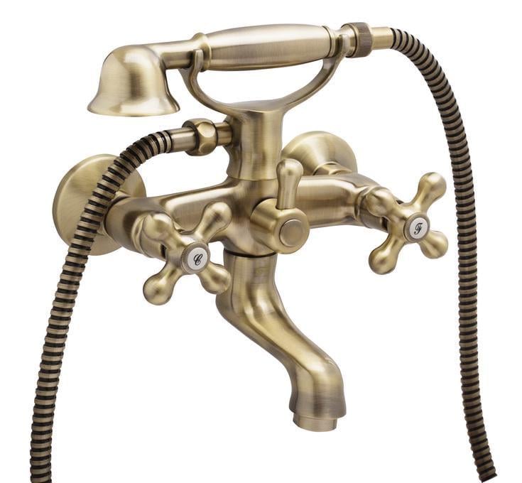 Смеситель для ванны GENEBRE NRC с душевым гарнитуром (19814)