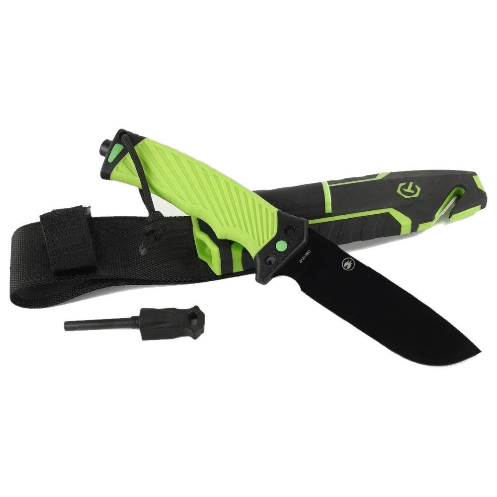 Нож охотничий туристический Ganzo G8012V2-LG Зеленый (160162) - фото 2 Нож охотничий туристический Ganzo G8012V2-LG Зеленый (160162) - фото 2