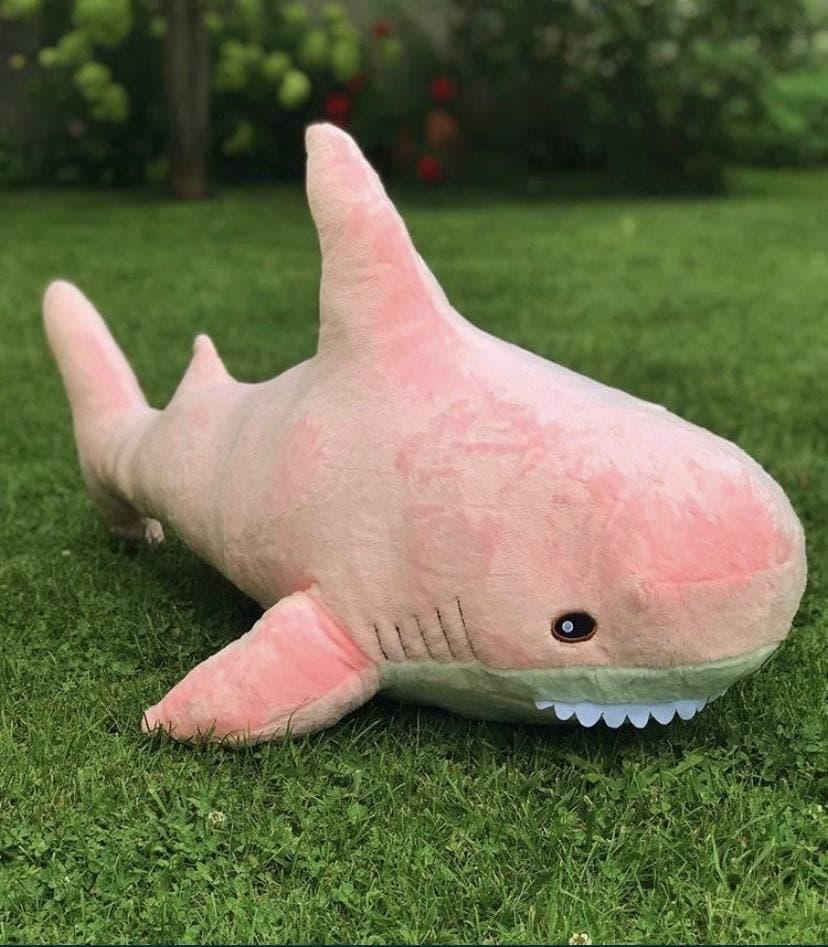 М'яка іграшка BLAHAJ Aкула Рожевий 100 см (f9401b33)