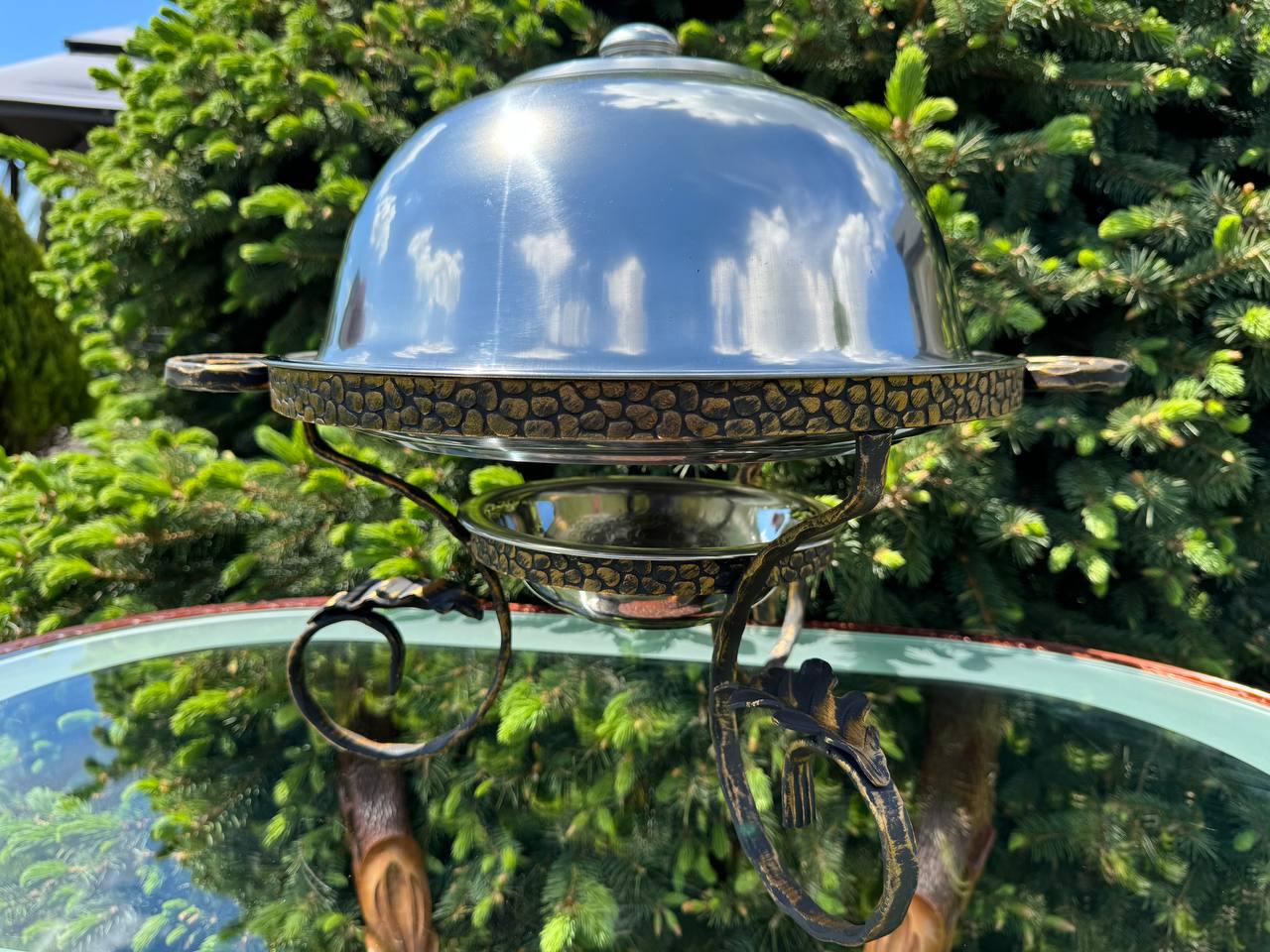 Садж блюдо для подачі шашлику з підігрівом 36 см - фото 7 Садж блюдо для подачі шашлику з підігрівом 36 см - фото 7