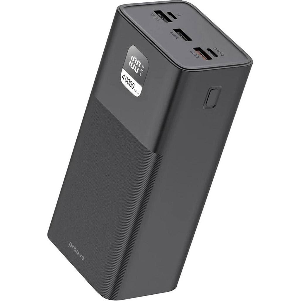 Зовнішній акумулятор Proove Giant 40000 mAh 100W Black (PBGI99320001)