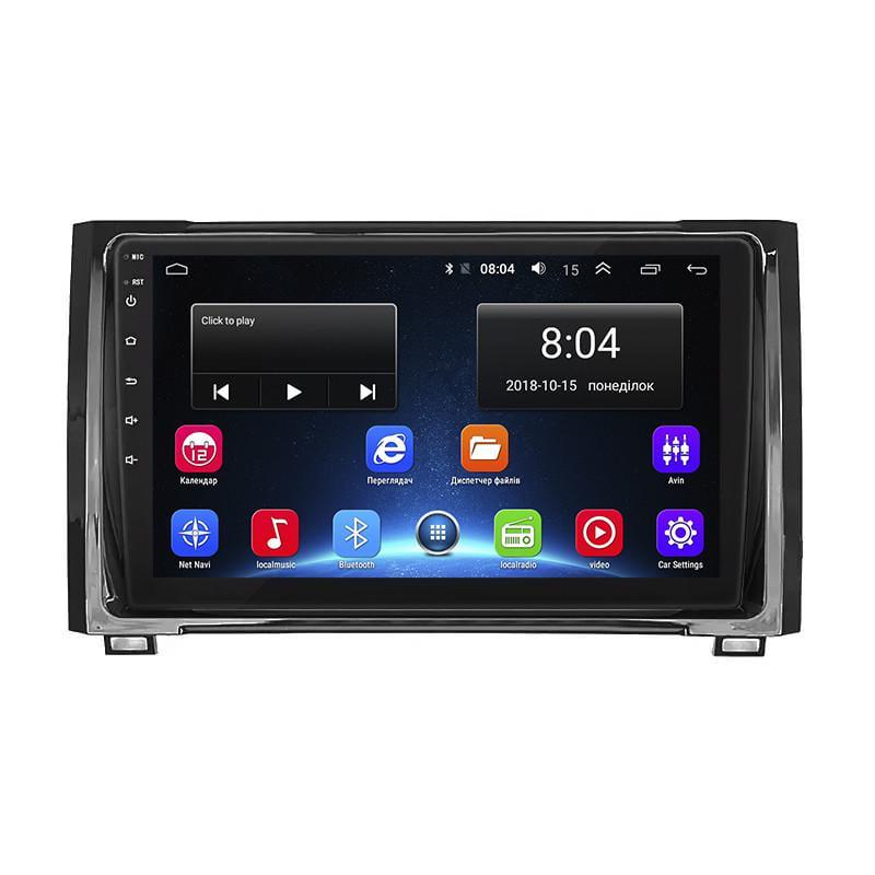 Автомагнитола штатная Lesko для TOYOta Tundra II рестайлинг 2013-2021 9" 2/32Gb Wi-Fi GPS Base MOB