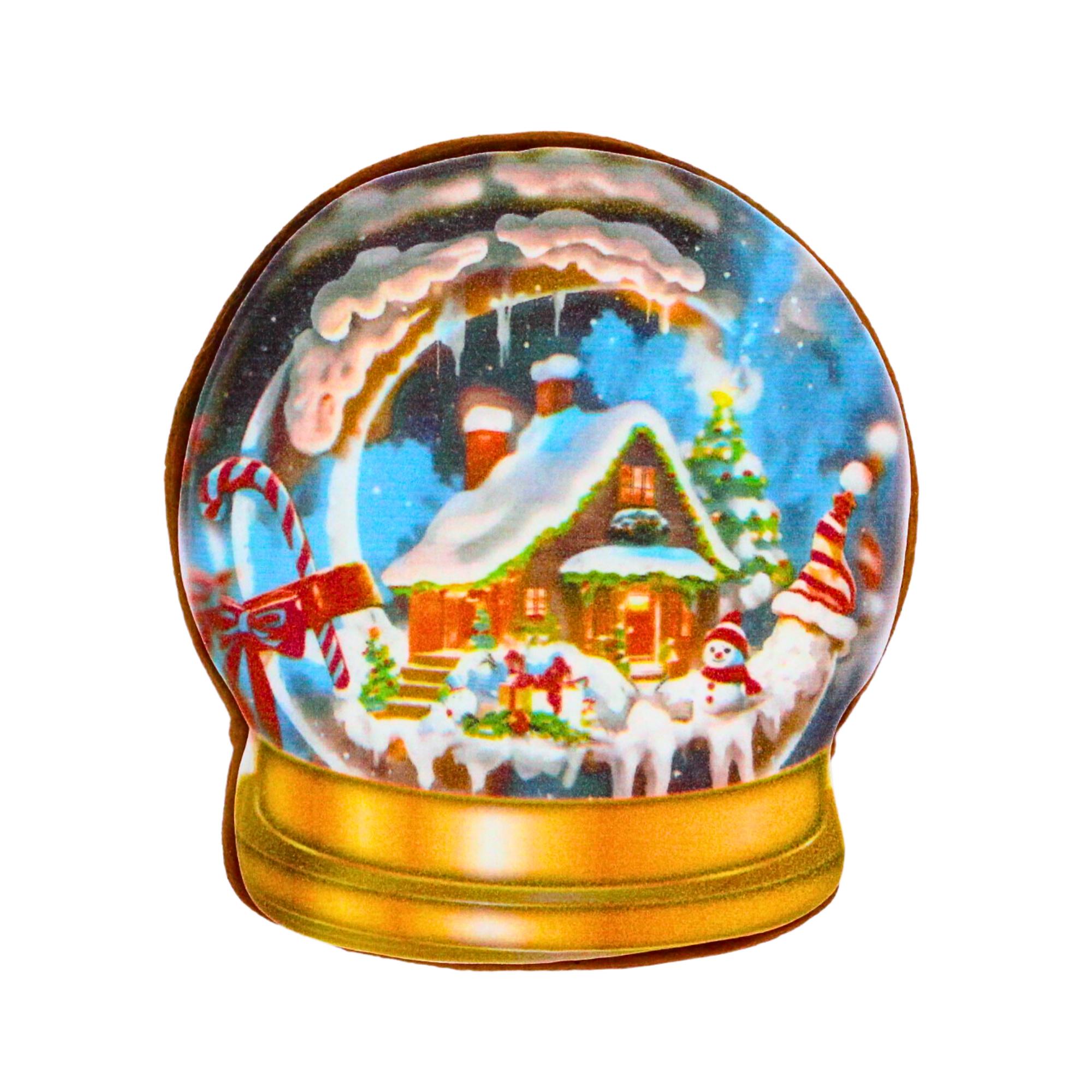 Пряник с принтом Крафт Печенье Новый год Домик на луне 45 г (nw045101)