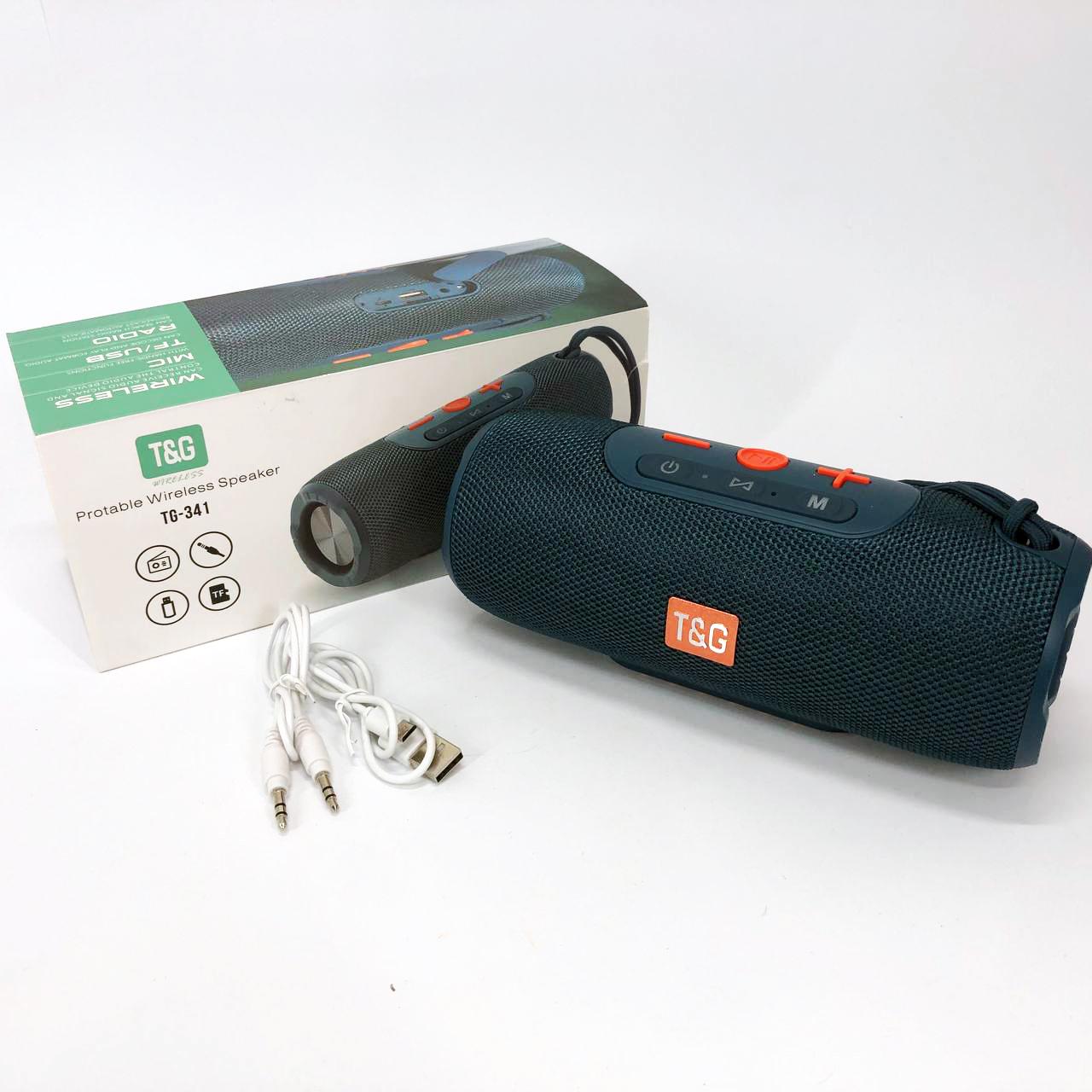 Колонка портативна Bluetooth TG341 зі шнурком Синій - фото 5 Колонка портативна Bluetooth TG341 зі шнурком Синій - фото 5