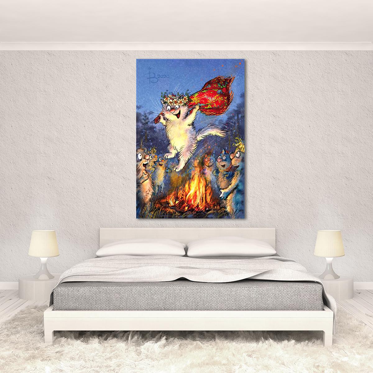 Модульная картина На Ивана на Купала 1 модуль 80x120 см