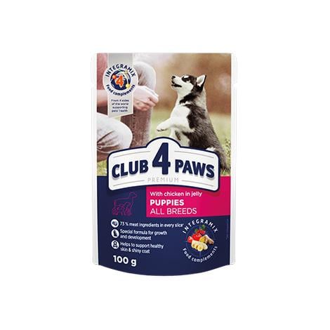 Корм для собак Club 4 Paws консервований 0,1 кг (31486)