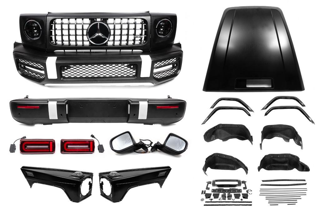 Комплект рестайлинга на G63 AMG 2018 GBT для Mercedes G сlass W463 1990-2018 гг. abs-пластик Под покраску