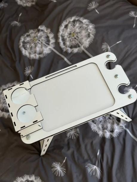 Столик багатофункціональний 58х28 см Білий (019ст) - фото 6 Столик багатофункціональний 58х28 см Білий (019ст) - фото 6