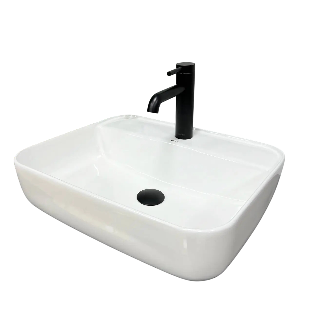 Раковина накладная VBI Ragusa White 410x515 прямоугольная Белый (RM-VBI-014500)