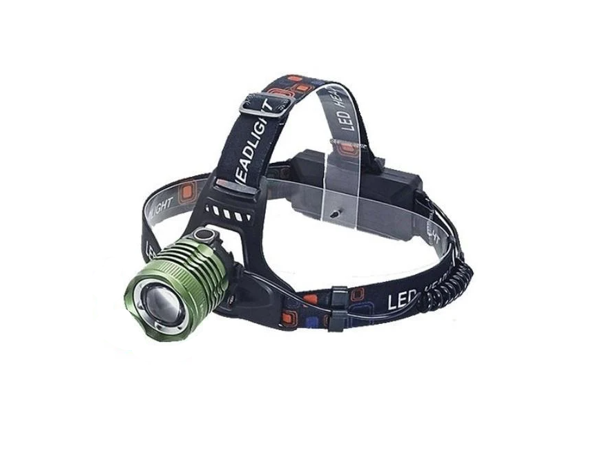 Фонарь налобный BL-2189 T6 MicroUSB zoom Li-ion 2x18650 Black (ws71414)