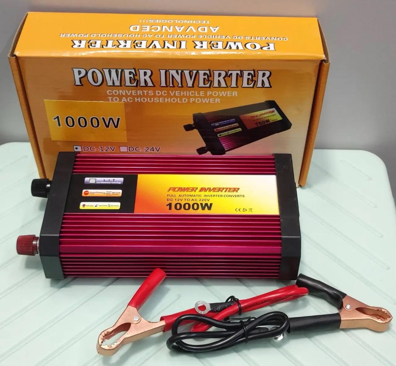 Автомобильный инвертор Power Inverter 12V-220V SDA-1000A 1000W с модифицированным синусом USB (30822816)