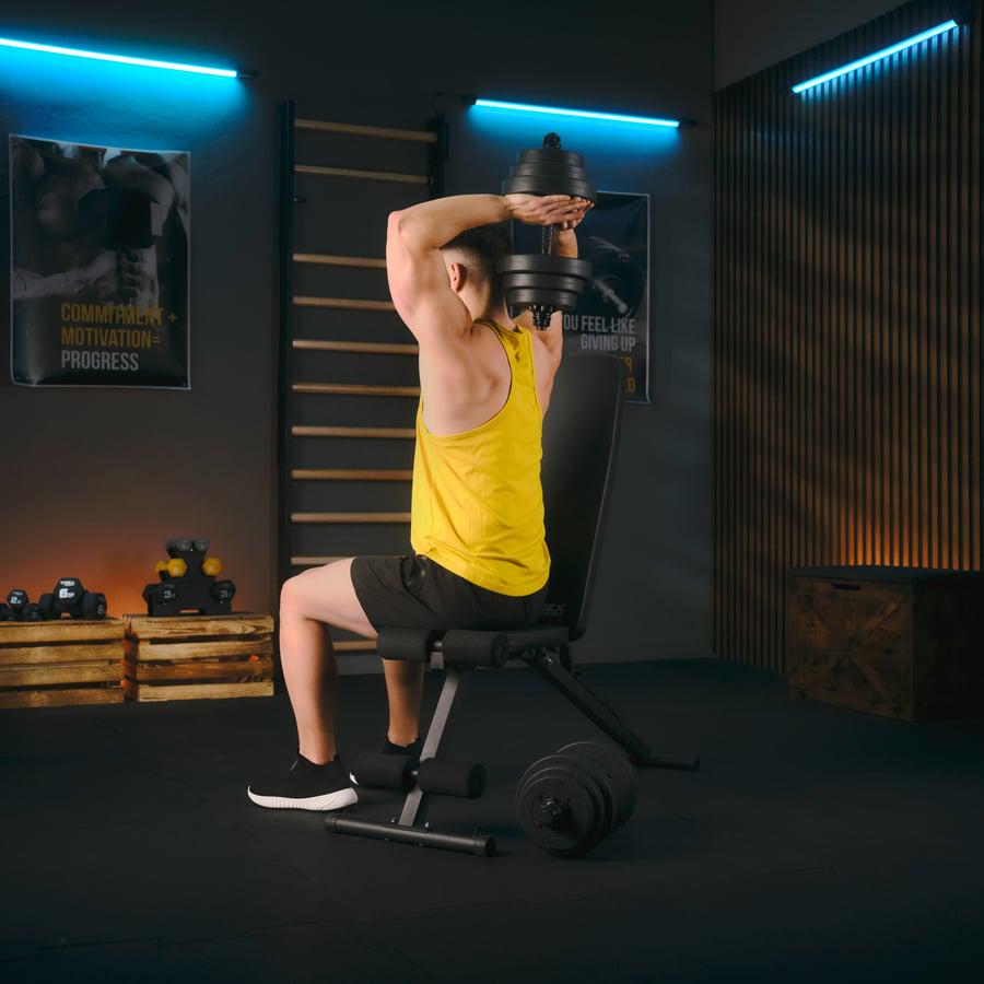 Гантели композитные регулируемые TREX Sport 2х20 кг (5125) - фото 13