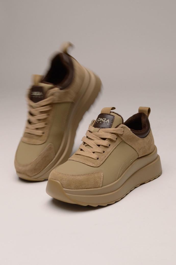 Кроссовки женские LONZA р. 40 Бежевый (179999) Кроссовки женские LONZA р. 40 Бежевый (179999)