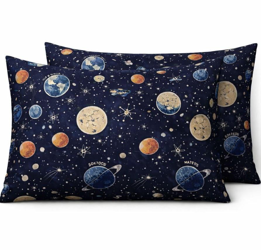 Набор наволочек Cosmic Dream бязь 60х60 см 2 шт. (21127414)