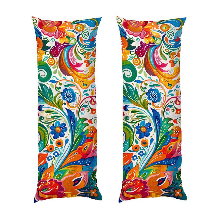 Подушка дакимакура Beautiful patterns Petrykiv painting габардин 70х30 см (114195)