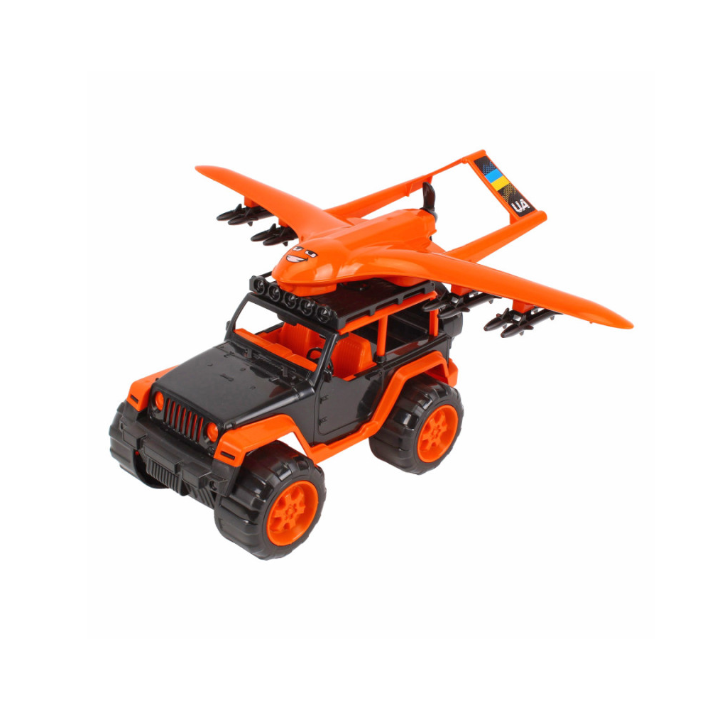 Набір транспорту ТехноК 0853 Позашляховик/Безпілотник (26975692)