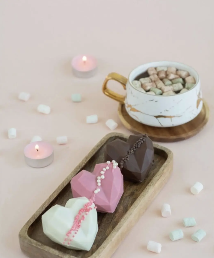 Подарочный набор 10 шт. бомбочек с маршмеллоу 5,5см шоколадный подарок Белое сердце (Е500237) - фото 5 Подарочный набор 10 шт. бомбочек с маршмеллоу 5,5см шоколадный подарок Белое сердце (Е500237) - фото 5