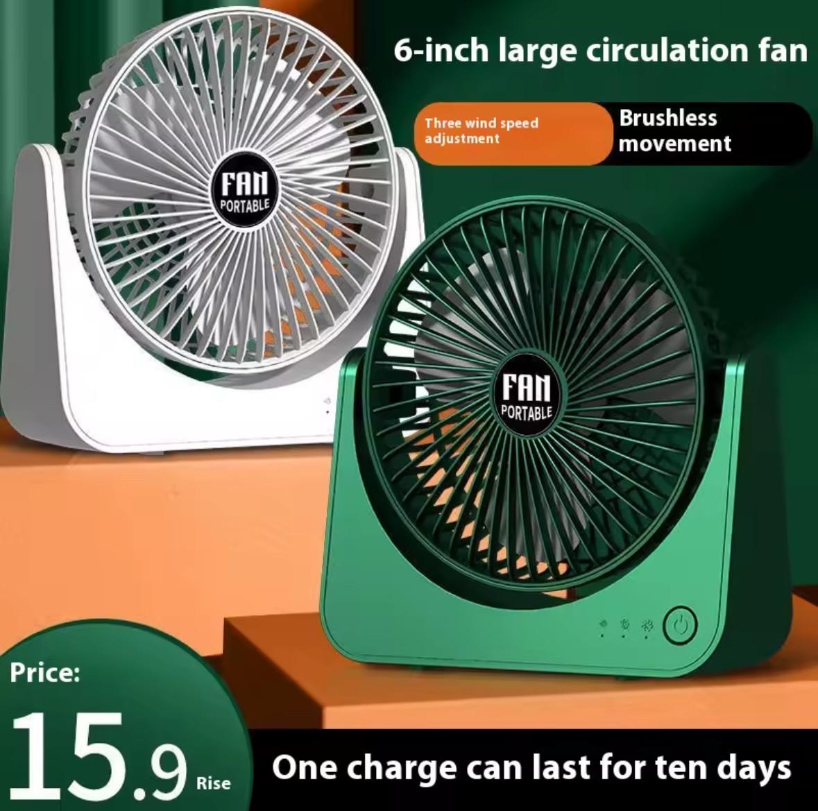 Настольный вентилятор беспроводной аккумуляторный - фото 5 Настольный вентилятор беспроводной аккумуляторный - фото 5