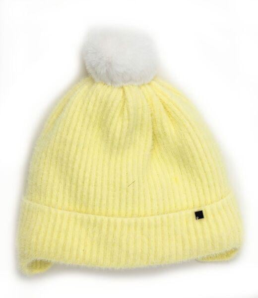 Шапка детская для девочек Малютка D974 хлопок 40-44 см Желтый
