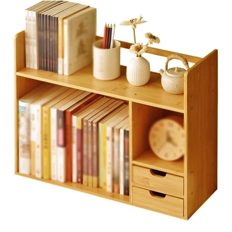 Полка-надстройка настольная из дерева Лорелайн карри (АКД-018703)