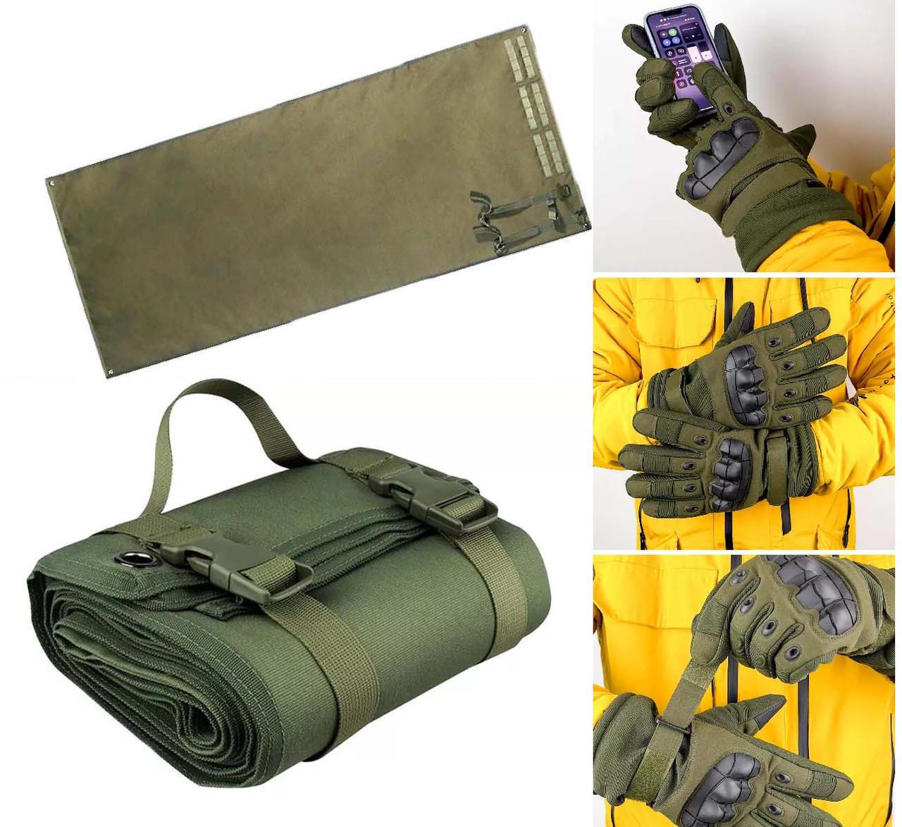 Комплект каремат армейский 200х72 см и перчатки зимние L - фото 11 Комплект каремат армейский 200х72 см и перчатки зимние L - фото 11