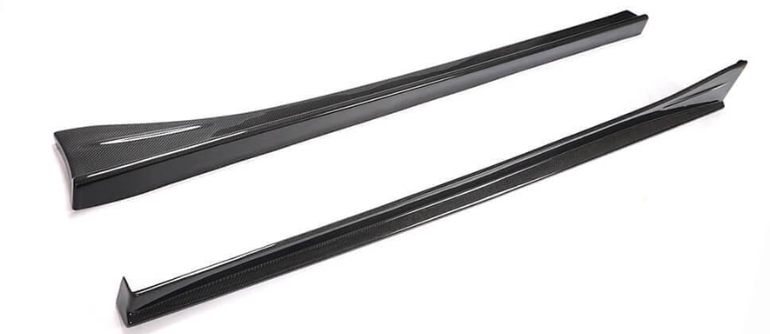 Боковые пороги DDCarbon V2 для Subaru BRZ 2012-2021 гг. натуральный карбон (153711)